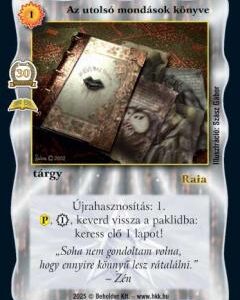 Az utolsó mondások könyve (2025)